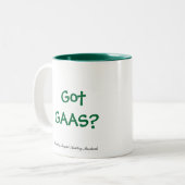 Heb je GAAS? Tweekleurige Koffiemok (Voorkant links)