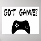 Heb je Game? Funny Gamer Poster (Voorkant)