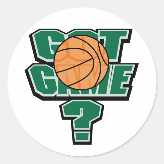 Heb je Game? Ronde Sticker (Voorkant)