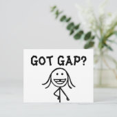 Heb je Gap? Briefkaarten (Staand voorkant)