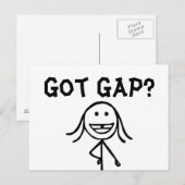 Heb je Gap? Briefkaarten (Voorkant / Achterkant)