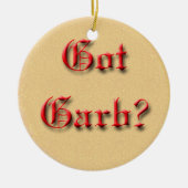 Heb je Garb? Keramisch Ornament (Voorkant)