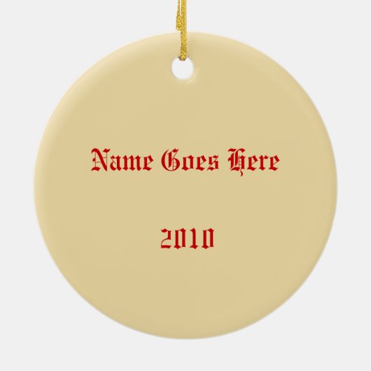 Heb je Garb? Keramisch Ornament (Achterkant)