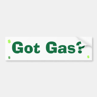 Heb je gas? bumpersticker