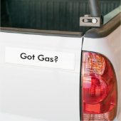 Heb je gas? Bumpersticker (Op Truck)