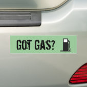 Heb je gas? bumpersticker (Op auto)