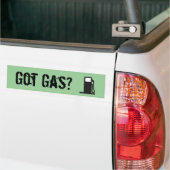 Heb je gas? bumpersticker (Op Truck)