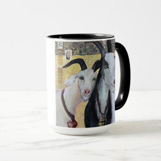 Heb je geit? 'Dicht bij je' Geiten Mok (Voorkant rechts)