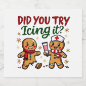 Heb je geprobeerd het grappige peperkoekverpleging bier etiket (Enkel label)