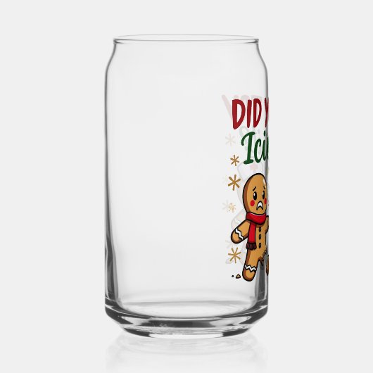 Heb je geprobeerd het grappige peperkoekverpleging blikvorm glas (Rechts)