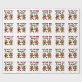 Heb je geprobeerd het grappige peperkoekverpleging cadeaupapier (Vlak)