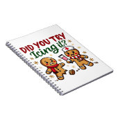 Heb je geprobeerd het grappige peperkoekverpleging notitieboek (Rechterzijde)