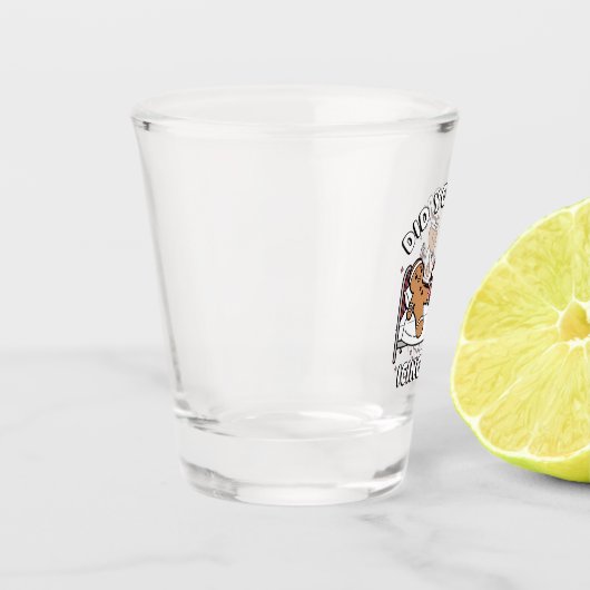 Heb je geprobeerd het met ijs Gemberbrood Verpleeg Shot Glas (Links)