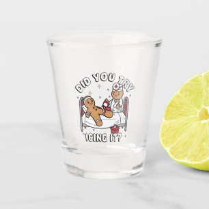 Heb je geprobeerd het met ijs Gemberbrood Verpleeg Shot Glas