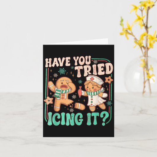 Heb je geprobeerd het te bevriezen _ Grappige pepe Kaart (Gele Bloem)