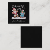 Heb je geprobeerd het te laten rijpen? Grappige Gi Vierkante Visitekaartje (Voorkant / Achterkant)