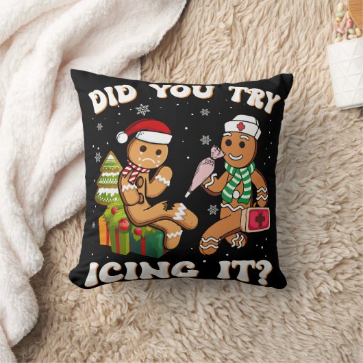 Heb je geprobeerd om het grappige peperkoek verple kussen (Deken)