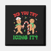 Heb je geprobeerd om het te ijsmen Retro Christmas Magneet (Voorkant)