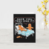 Heb je geprobeerd om het te snijden Gingerbread Ch Kaart (Gele Bloem)