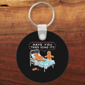 Heb je geprobeerd om het te snijden Gingerbread Ch Sleutelhanger (Voorkant)