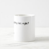 Heb je gisteravond genoeg geslapen? koffiemok (Center)