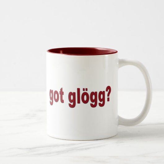 Heb je glogg? Funny Scandinavian Tweekleurige Koffiemok (Rechts)