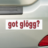 Heb je gløgg? Grappige Scandinavische drank Bumpersticker (Op auto)