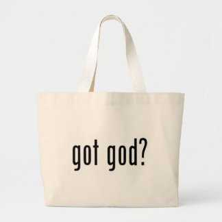 Heb je god ? grote tote bag