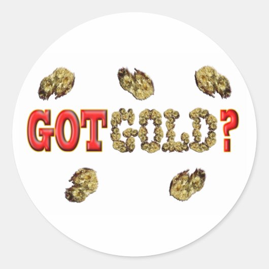 HEB JE GOUD? RONDE STICKER (Voorkant)