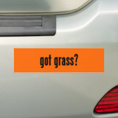 Heb je gras? bumpersticker (Op auto)