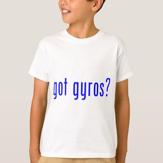 Heb je gyroscopen? t-shirt (Voorkant)