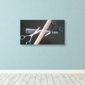 HEB JE HAAR?? CANVAS AFDRUK (Insitu (Houten vloer))