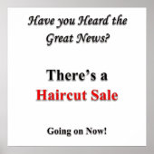 Heb je Haircut Poster Matte gehoord? (Voorkant)