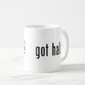 Heb je halo? koffiemok (Voorkant rechts)