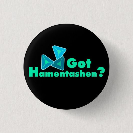 Heb je Hamentashen? Knopen Ronde Button 3,2 Cm (Voorkant)