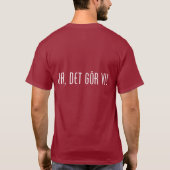 Heb je hank? - Rode vleugels T-shirt (Achterkant)