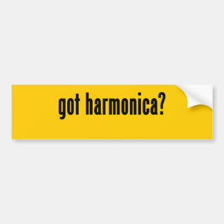 Heb je harmonica? bumpersticker