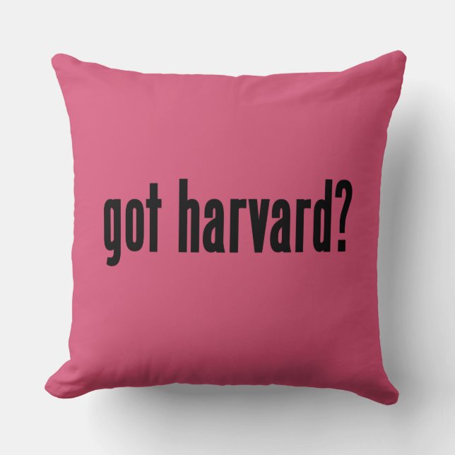 Heb je Harvard? Kussen (Voorkant)