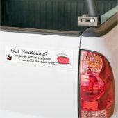 Heb je Heirlooms? Bumpersticker (Op Truck)