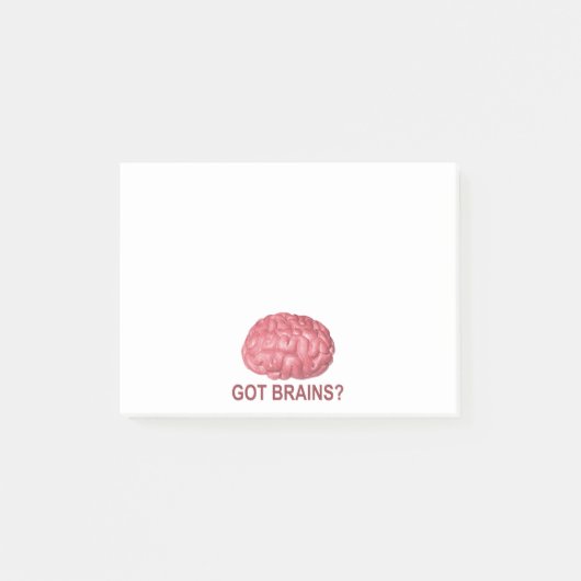 Heb je hersenen? post-it® notes (Voorkant)