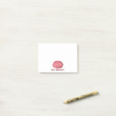 Heb je hersenen? post-it® notes (Op bureau)
