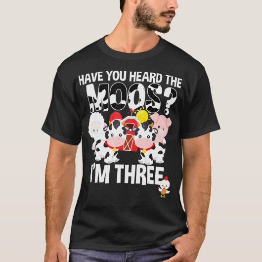 Heb je het Boerderij van Moos Birthday gehoord? T-shirt (Voorkant)