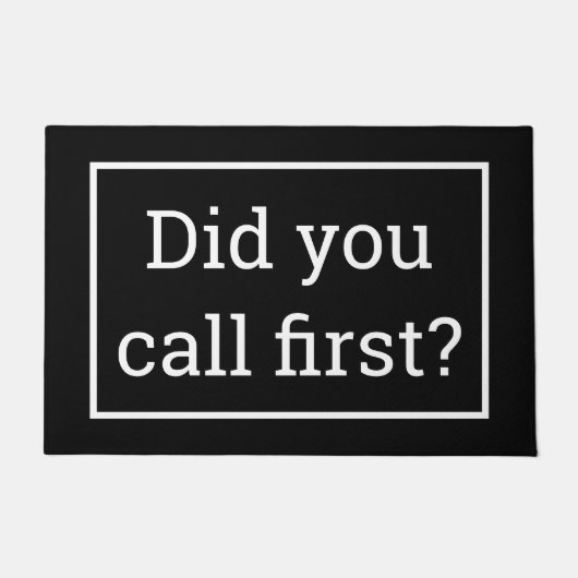 Heb je het eerst gebeld? deurmat (Voorkant)