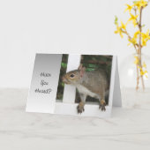 Heb je het gehoord? - blanco Wenskaart Kaart (Gele Bloem)