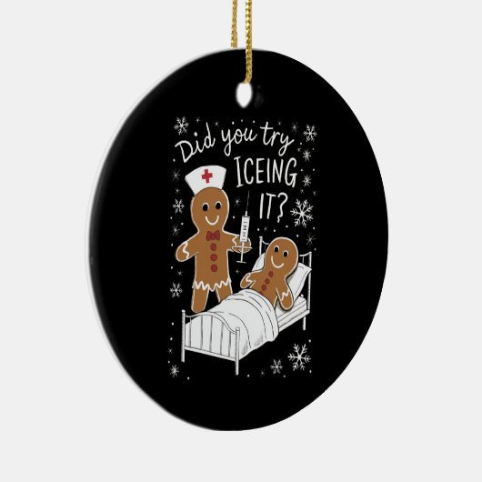 Heb je het geprobeerd met een kerstkoekje van scho keramisch ornament (Rechts)