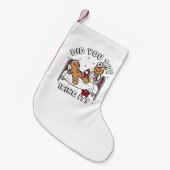 Heb je het met ijs geprobeerd Gemberbrood Verpleeg Kleine Kerstsok (Voorkant (Hangend))