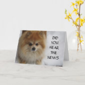 HEB JE HET NIEUWS GEHOORD? KAART (Gele Bloem)