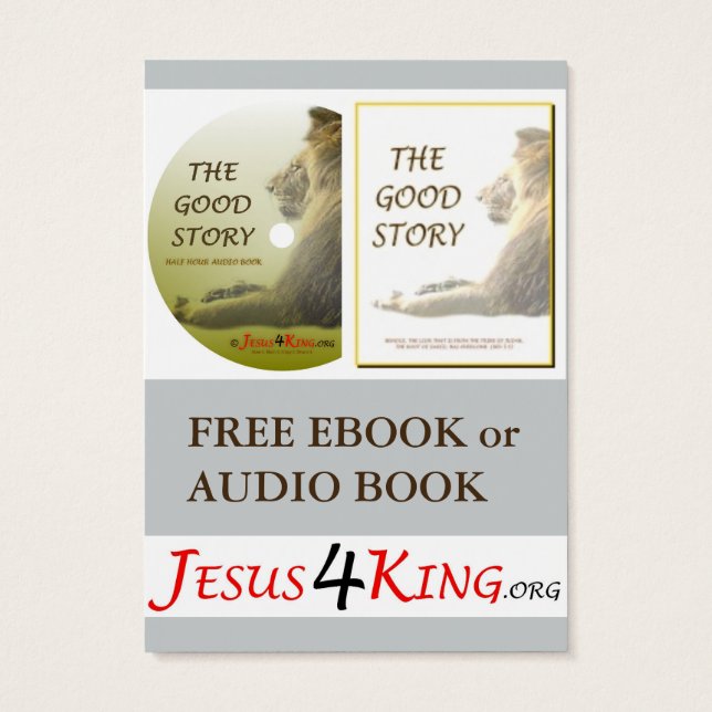 Heb je het slechte verhaal gehoord? visitekaartjes (Achterkant)