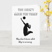 Heb je het team niet gemaakt? kaart (Gele Bloem)