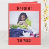 Heb je 'het virus' gekregen? Kaart (Gele Bloem)